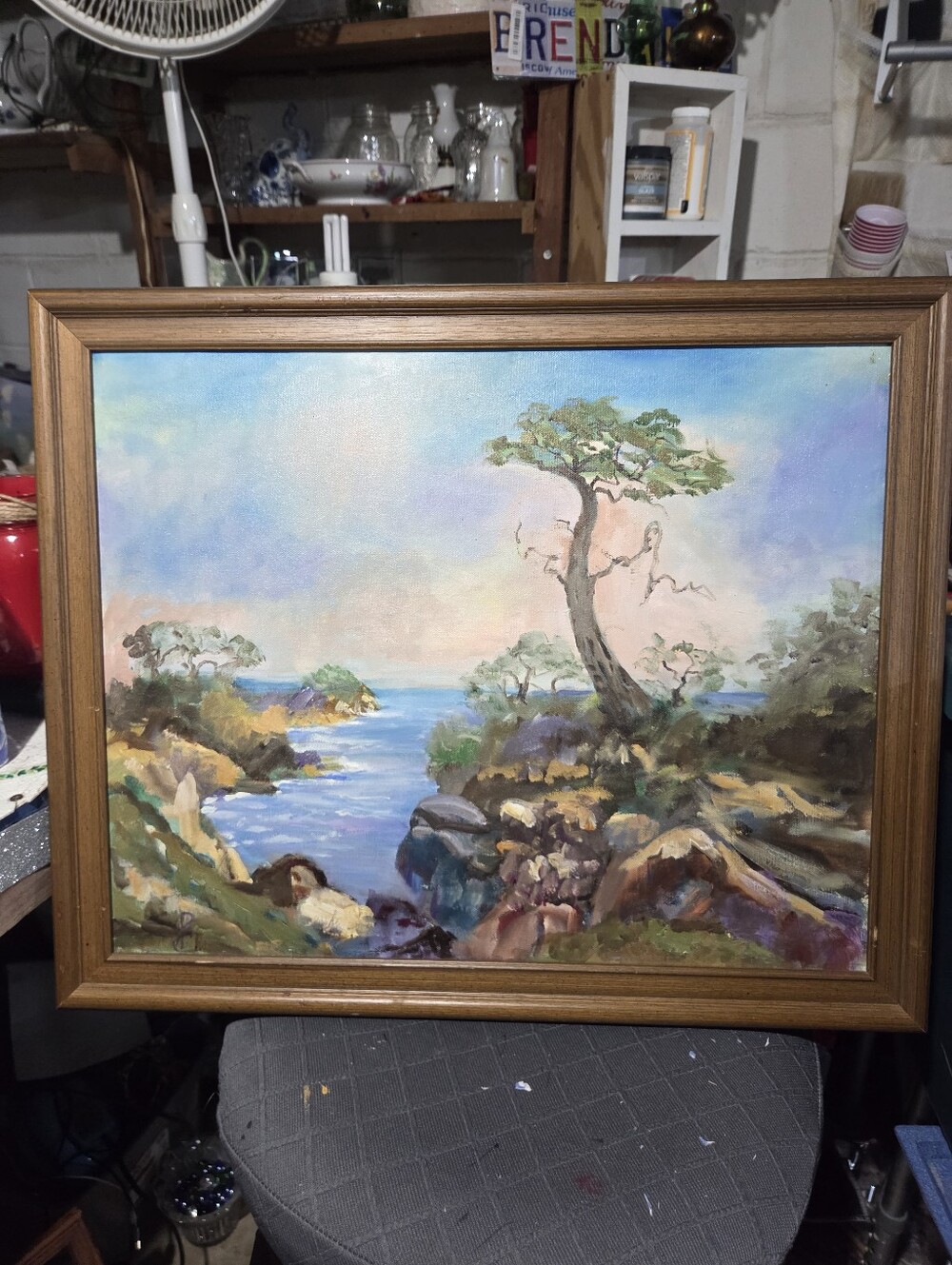 Vintage Cypress Tress's Carmel Signed